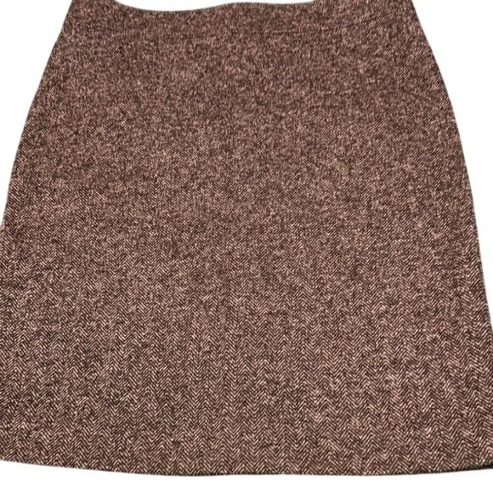 Lord & Taylor Womens Herringbone Skirt Size 8
